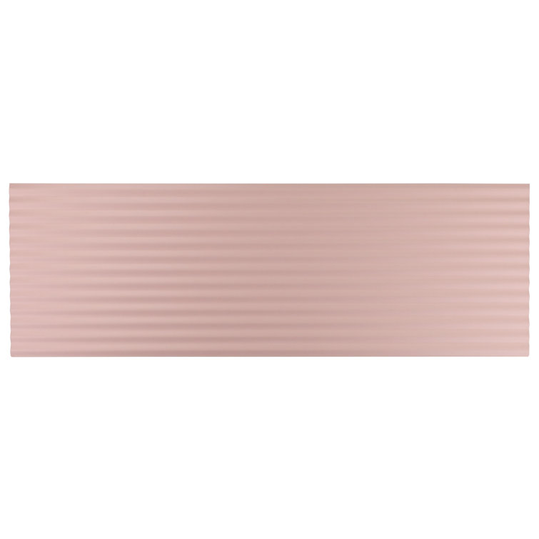 Blush Pink Matte Ceramic Rectangular Wall Tile