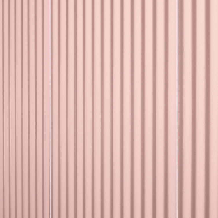 Blush Pink Matte Ceramic Rectangular Wall Tile