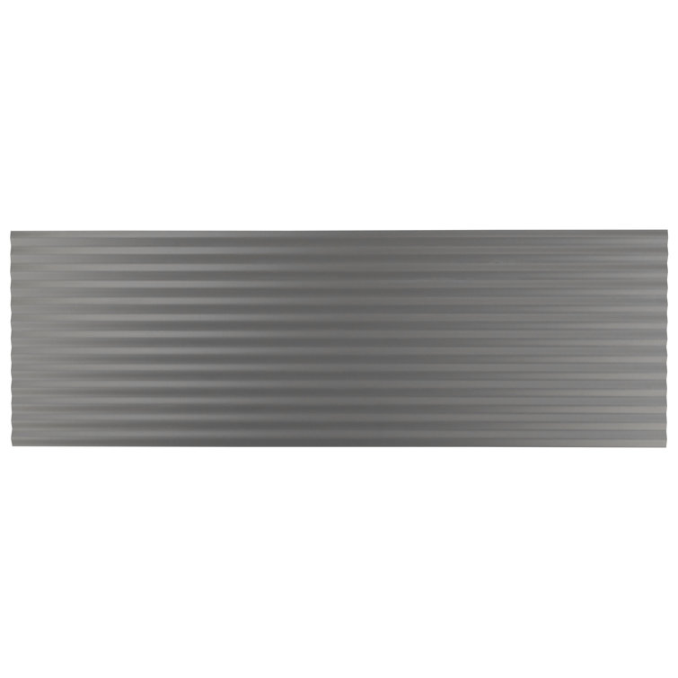 Smoke Gray 3D Matte Ceramic Wall Tile 11.41 x 35.37 Inch