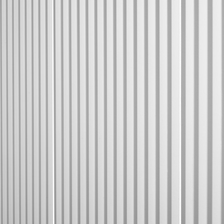 Linear White 12x36 Matte Ceramic Wall Tile