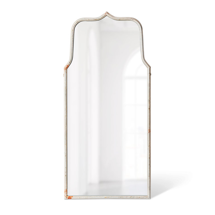 Elegant Keyhole Shape Metal Framed Wall Mirror