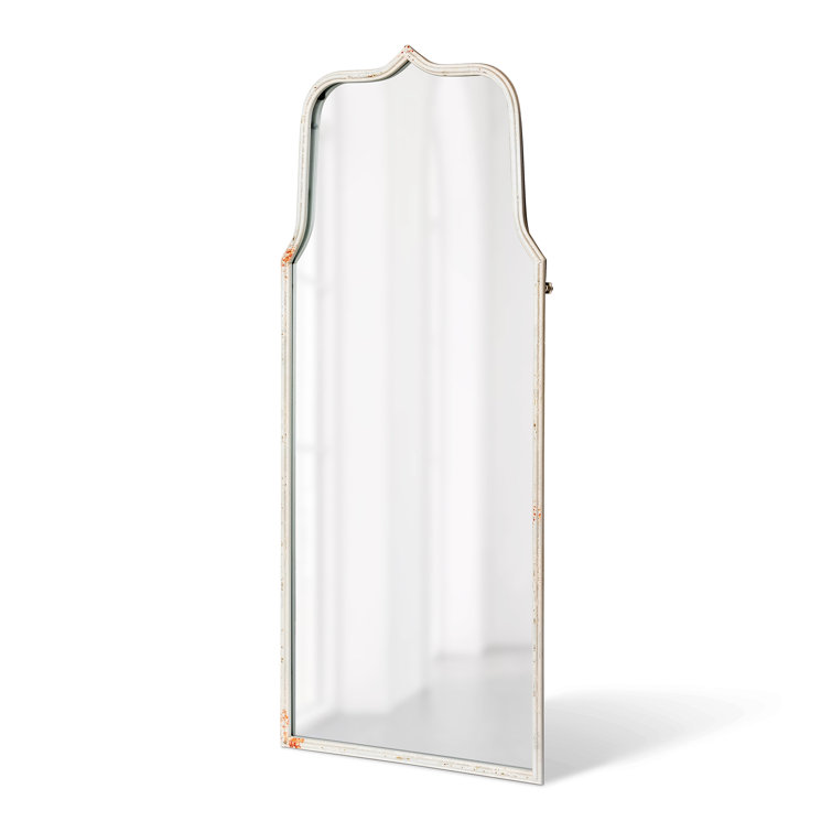 Elegant Keyhole Shape Metal Framed Wall Mirror