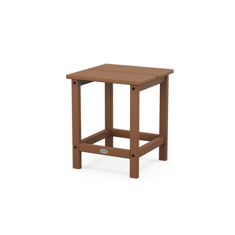 Teak 18" Square Outdoor Side Table
