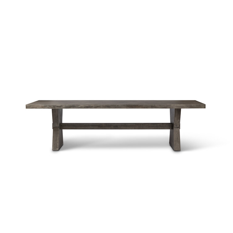 Black Burnt Oak Rectangular Dining Table for Ten