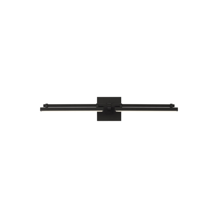 Nightshade Black Dimmable Outdoor LED Bath Bar Light