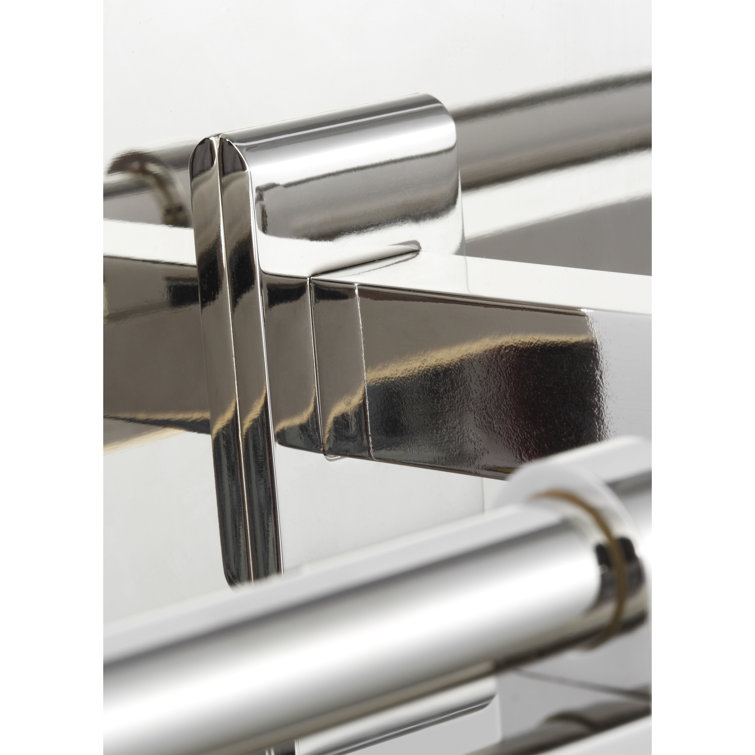Polished Nickel Dimmable LED Vanity Bath Light