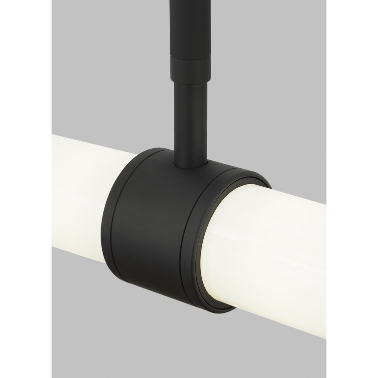 Nightshade Black LED Chandelier 4-Light Integrated 32W