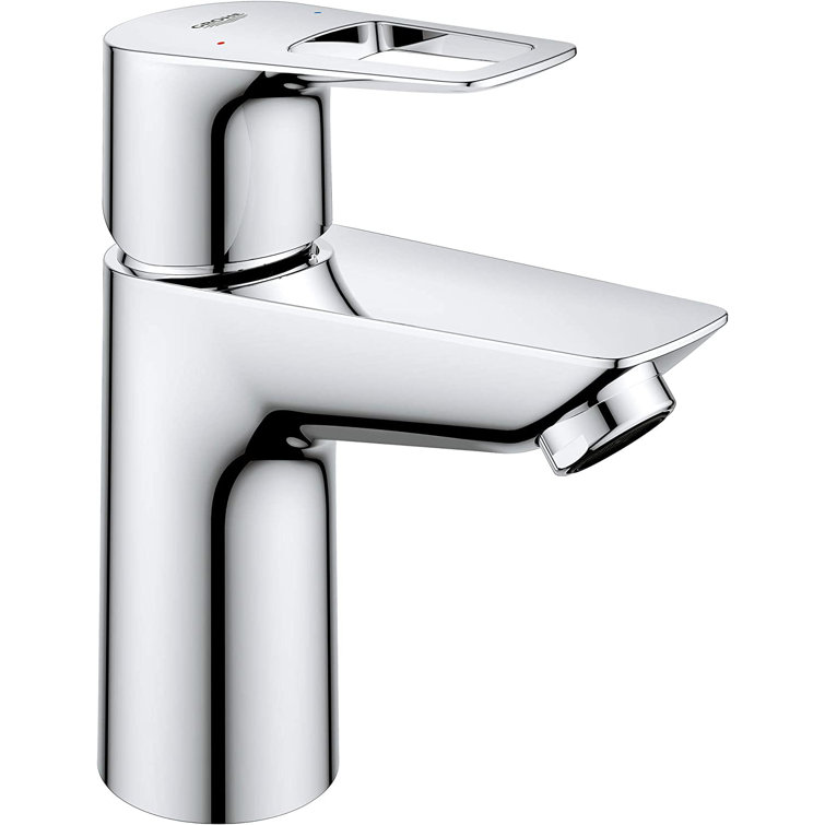 BauLoop Sleek Chrome Single-Handle Bathroom Faucet