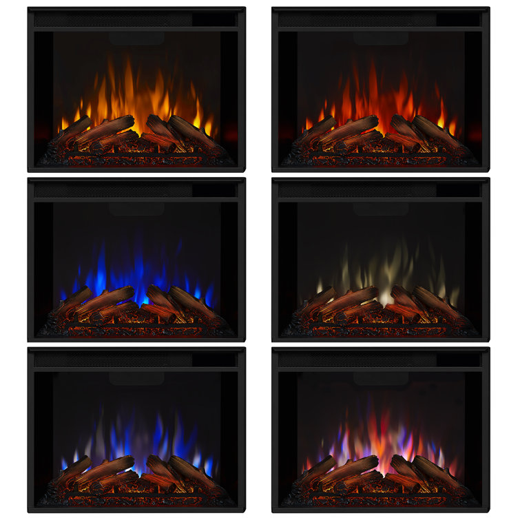 Callaway Chestnut Oak Grand Electric Fireplace with Mantel