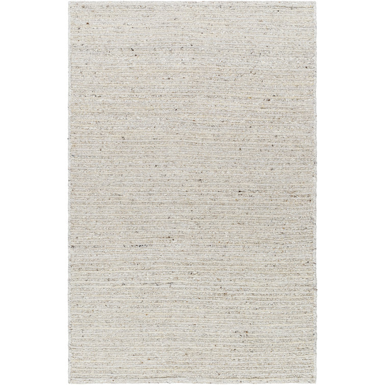 Handmade Beige Wool Flatweave 8' x 10' Rug