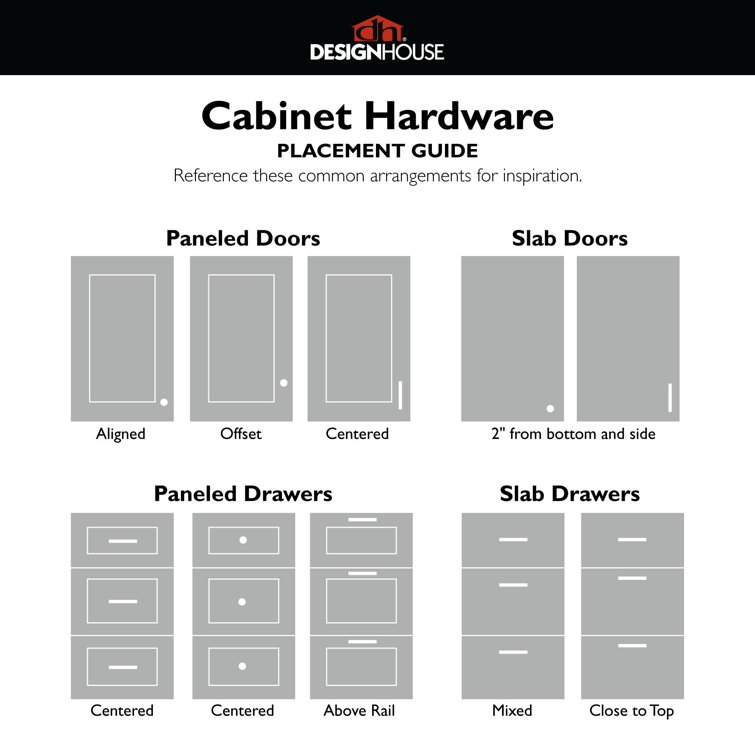 Stainless Steel T-Handle Cabinet Knob with Mounting Hardware