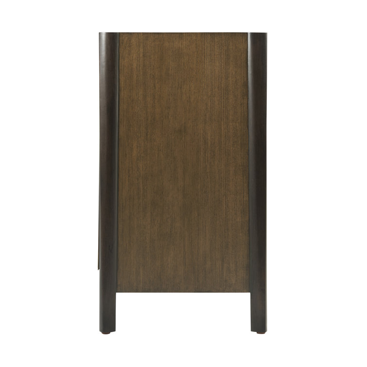 Helix 71.75'' Beech Solid Wood Sideboard with Brass Hardware