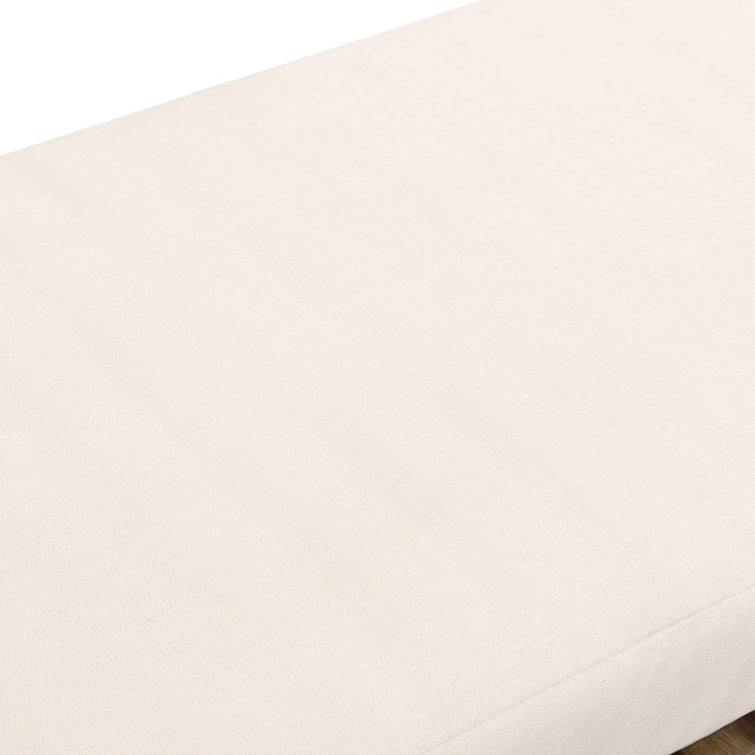 Lakin Oat Outdoor Wicker Chaise Lounge with White Cushions