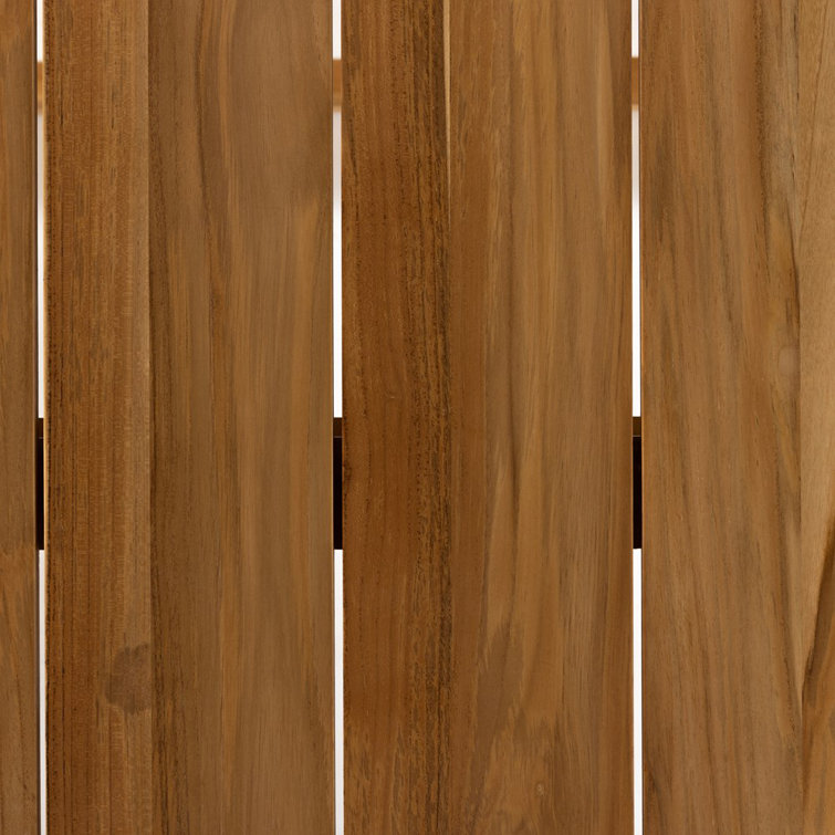 Elegant 90'' Brown Teak Rectangular Outdoor Dining Table