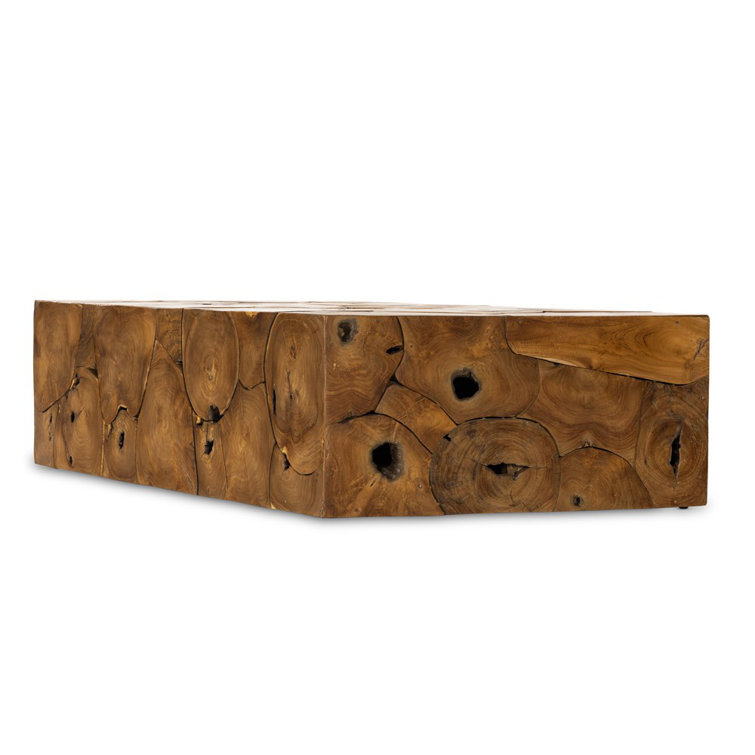 Teak Root 65'' Rectangular Outdoor Coffee Table