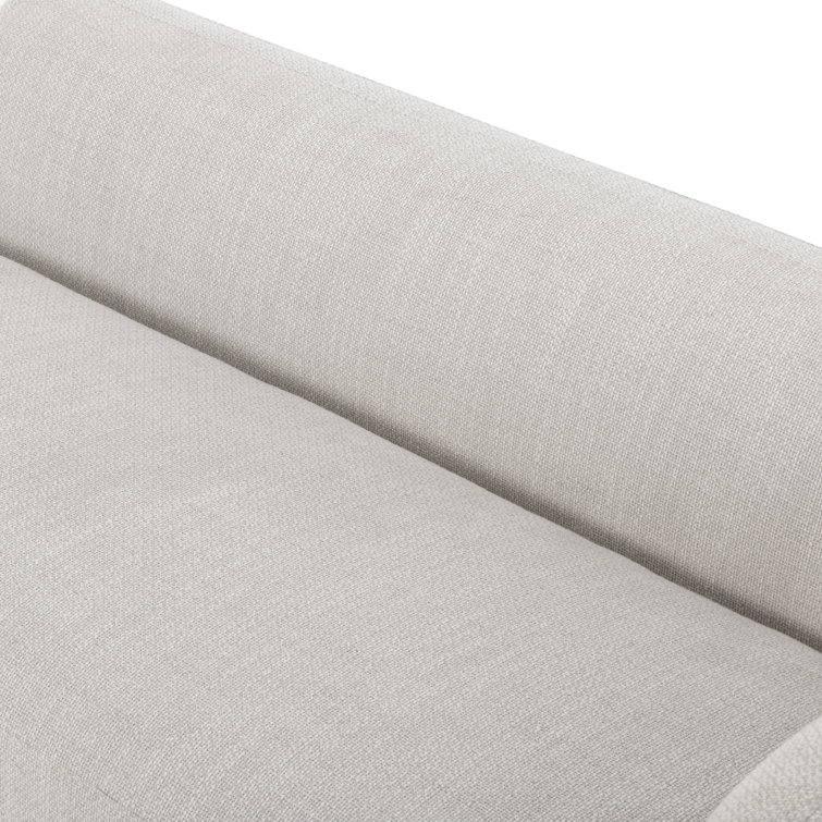 Nara Wheat & White Linen 2-Piece Chaise Sectional