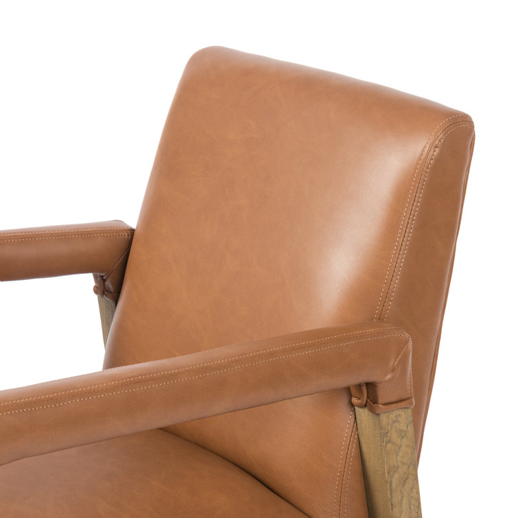 Sierra Butterscotch Leather Upholstered Arm Chair