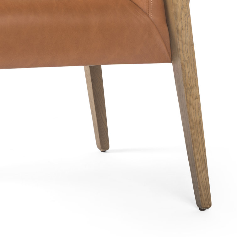 Sierra Butterscotch Leather Upholstered Arm Chair