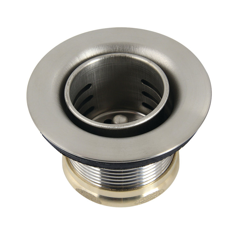 Portland Brushed Nickel Stainless Steel Bar Sink Basket Strainer