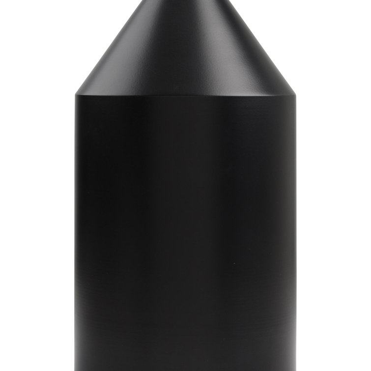 Black Metal Dome Shade Table Lamp