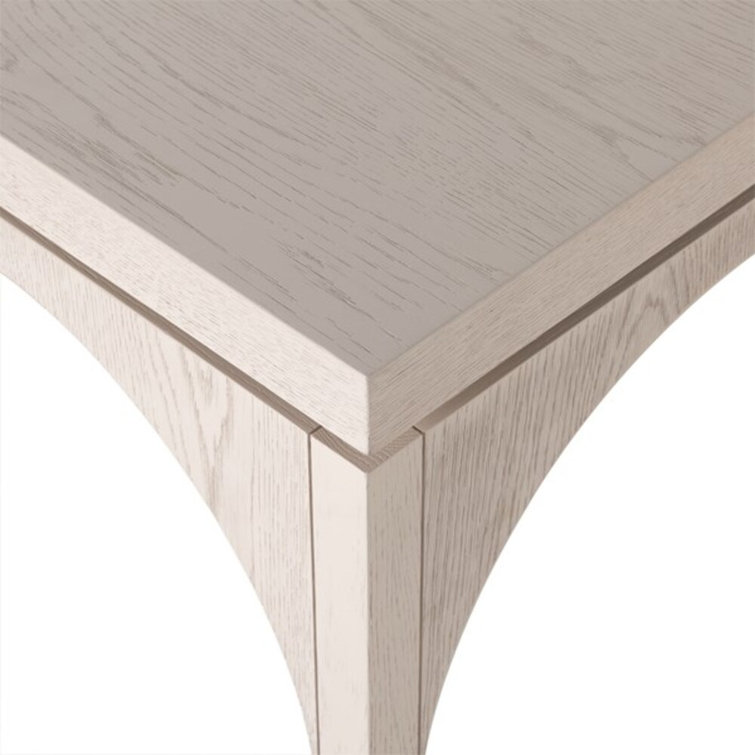 Whitewashed Oak Contemporary Nesting Square Coffee Table