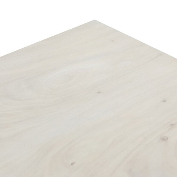 Architectural Bleached Guanacaste Square Coffee Table, 40"