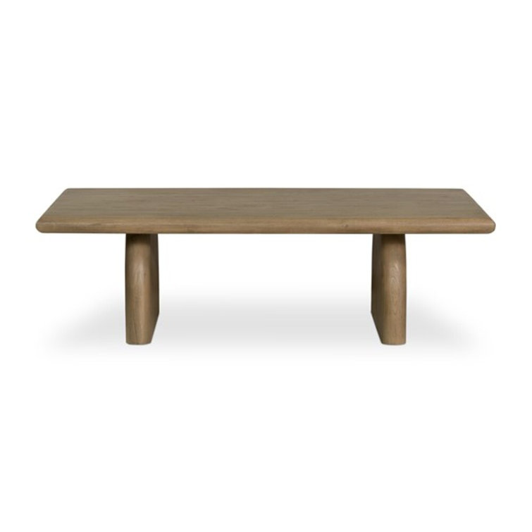 Sorrento Rectangular 54'' Brown Solid Oak Coffee Table