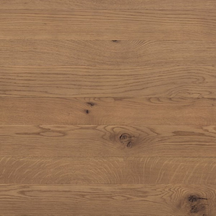 Modern Rectangular Brown Oak Coffee Table with Storage