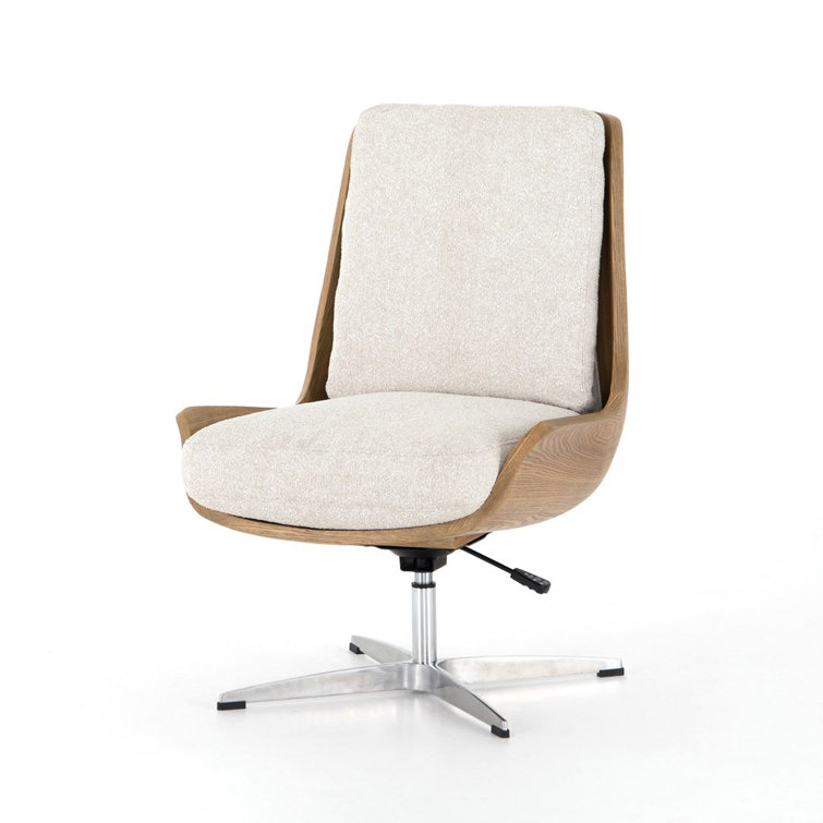 Elder Sand and Toasted Ash Veneer Adjustable Swivel Task Chair