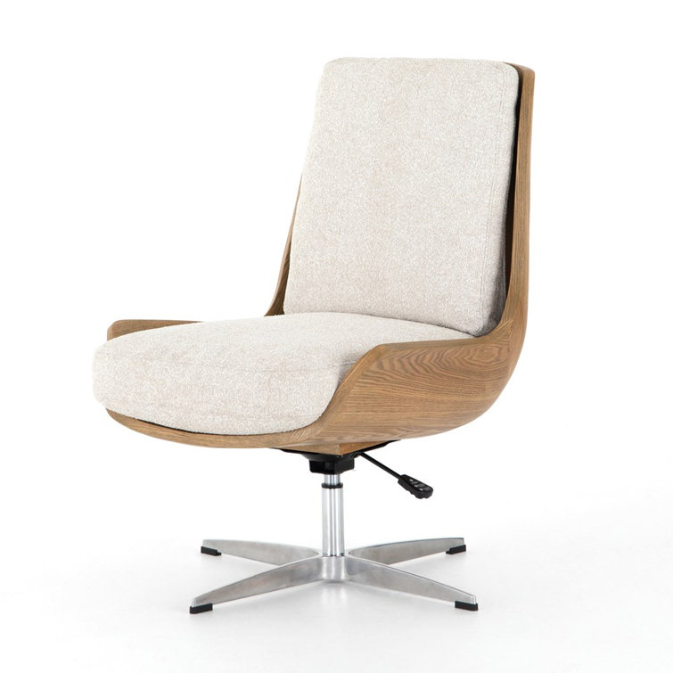 Elder Sand and Toasted Ash Veneer Adjustable Swivel Task Chair