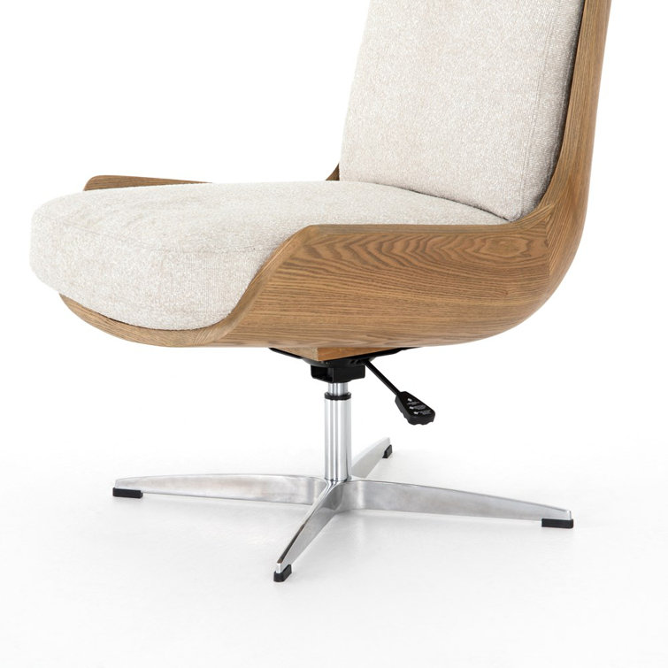 Elder Sand and Toasted Ash Veneer Adjustable Swivel Task Chair