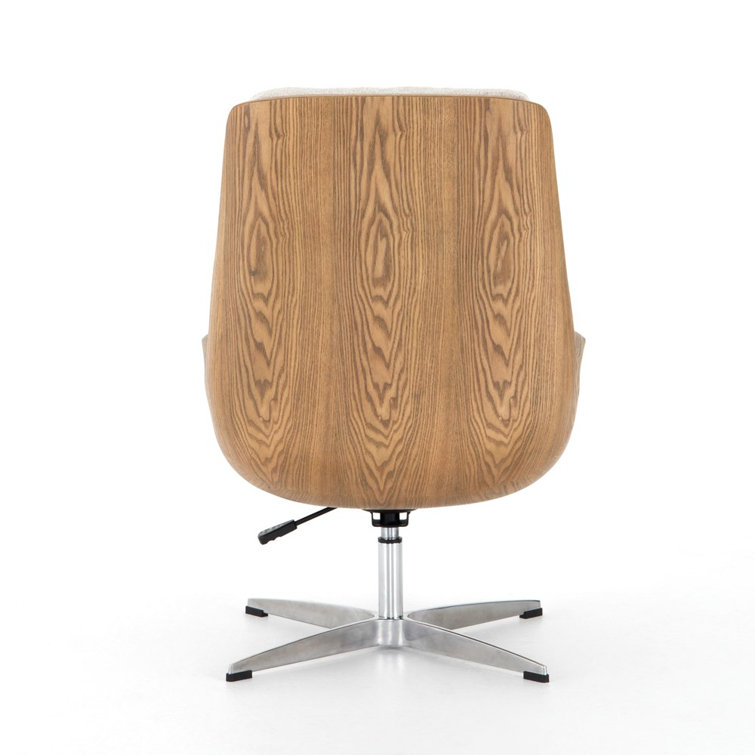 Elder Sand and Toasted Ash Veneer Adjustable Swivel Task Chair