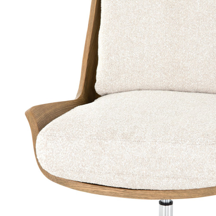 Elder Sand and Toasted Ash Veneer Adjustable Swivel Task Chair