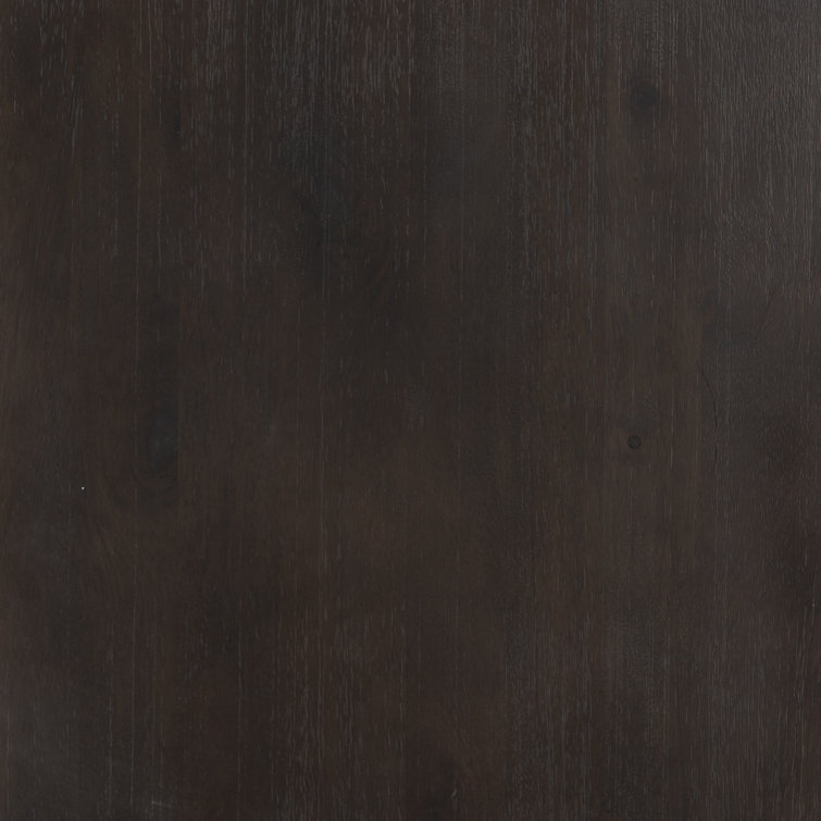 Clarita Mid-Century Modern Black Mango and Cane 72'' Sideboard