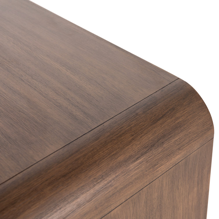 Mahogany Fluted 65'' Sideboard with Blackened Brass Pulls