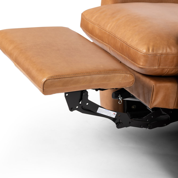 Sonoma Butterscotch Genuine Leather 2-Position Recliner Accent Chair