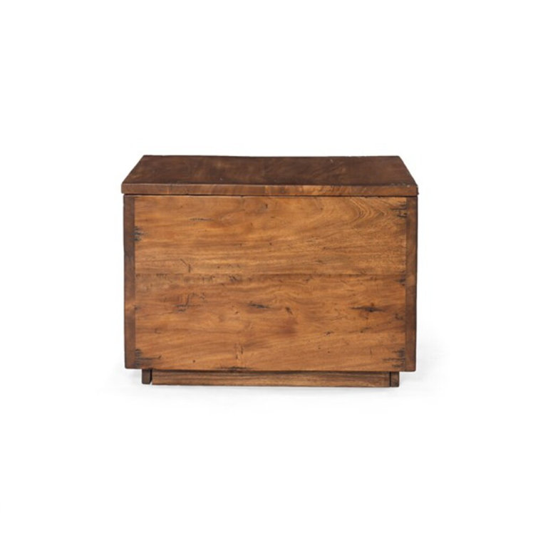 Parkview Reclaimed Wood 26" Square Storage Coffee Table
