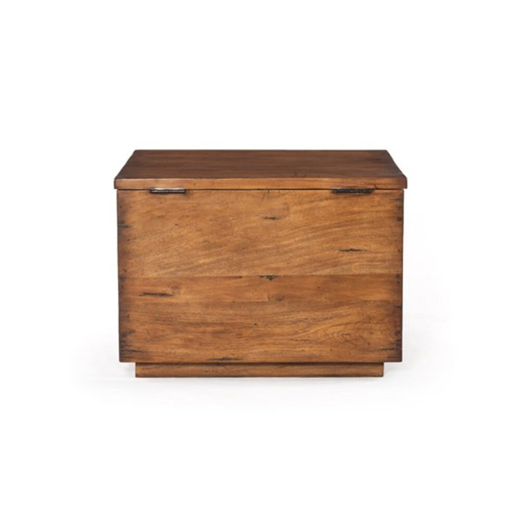 Parkview Reclaimed Wood 26" Square Storage Coffee Table