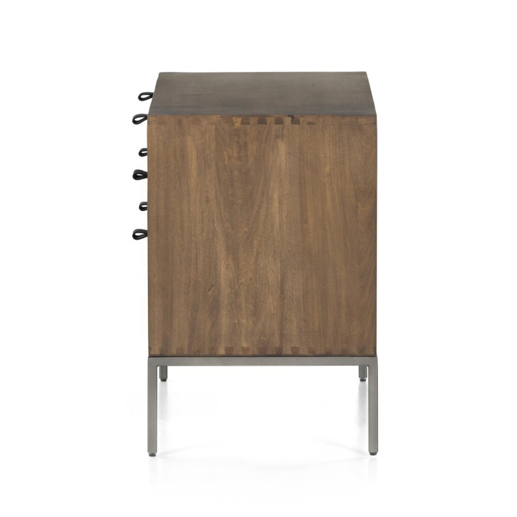 Auburn Poplar 3-Drawer Contemporary Dresser