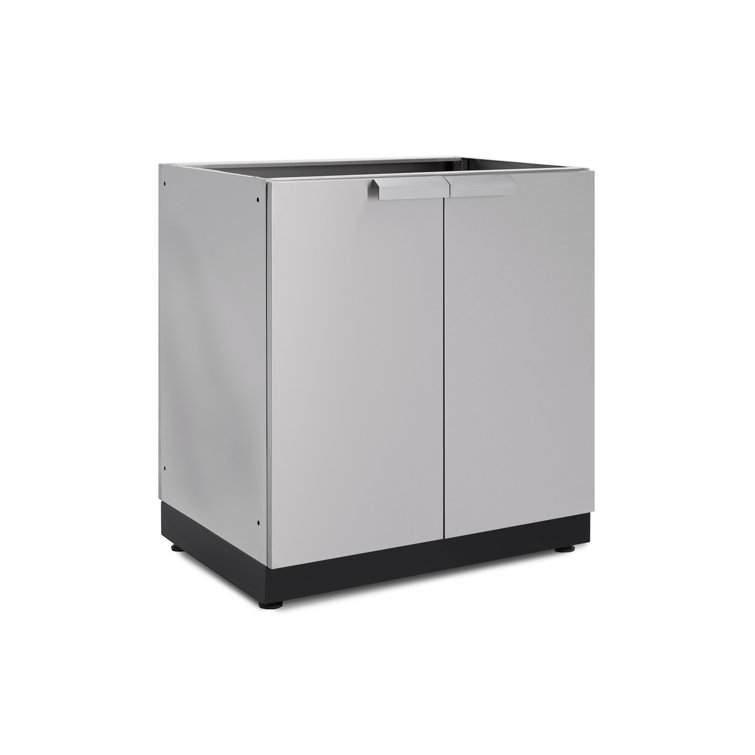 Stainless Steel Shaker Style Outdoor Kitchen Base Cabinet