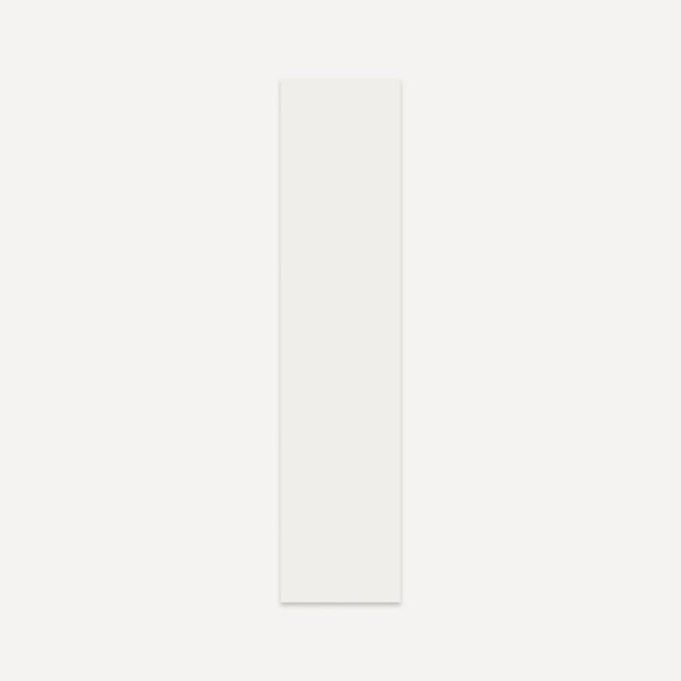 Satin White Modern 70" Semi-Recessed Medicine Cabinet with Night Light