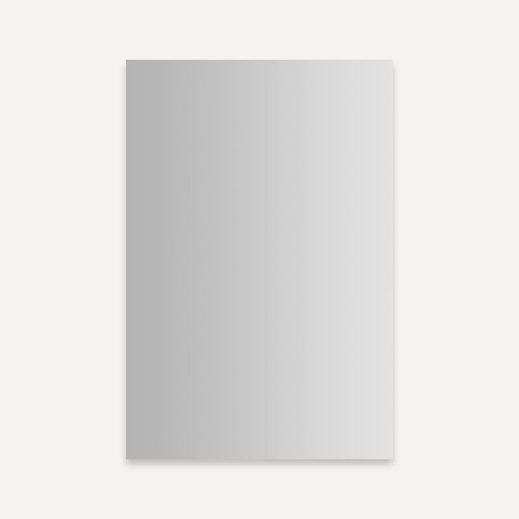 Modern 30" Classic Gray Frameless Medicine Cabinet with Interior Mirror