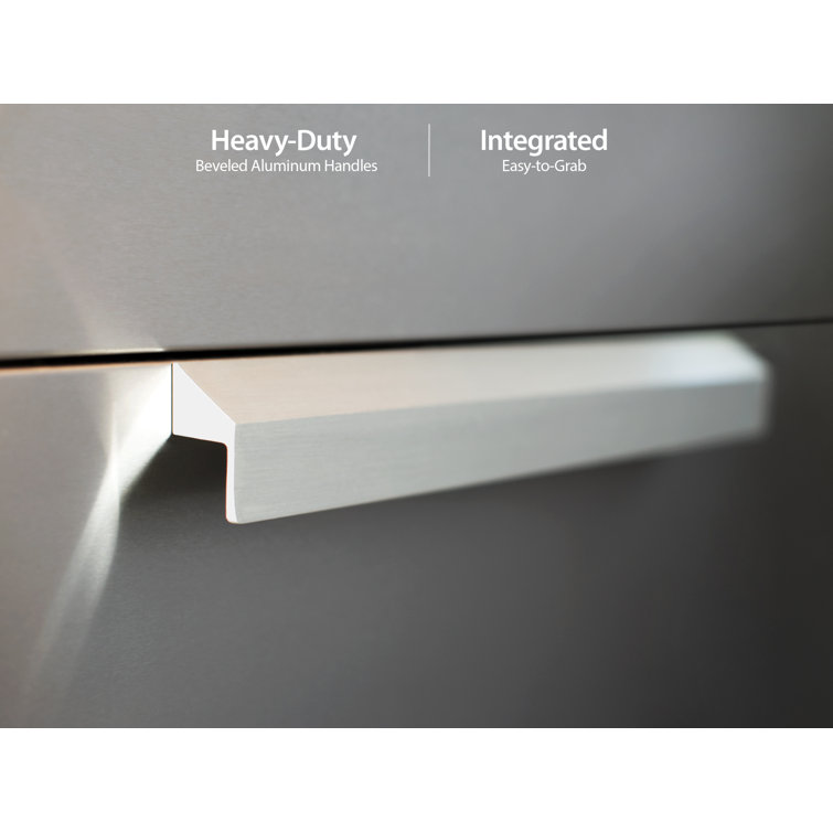 Stainless Steel 3-Drawer Outdoor Kitchen Cabinet