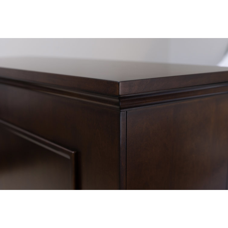 Espresso Motorized TV Lift Cabinet for 50-Inch Screens