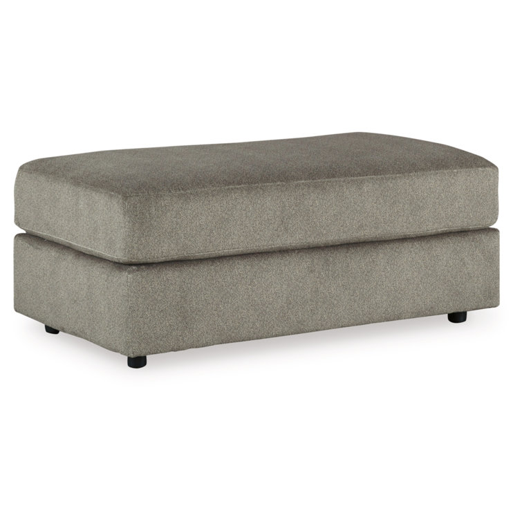 Gray Microfiber Chair and a Half with Wood Frame