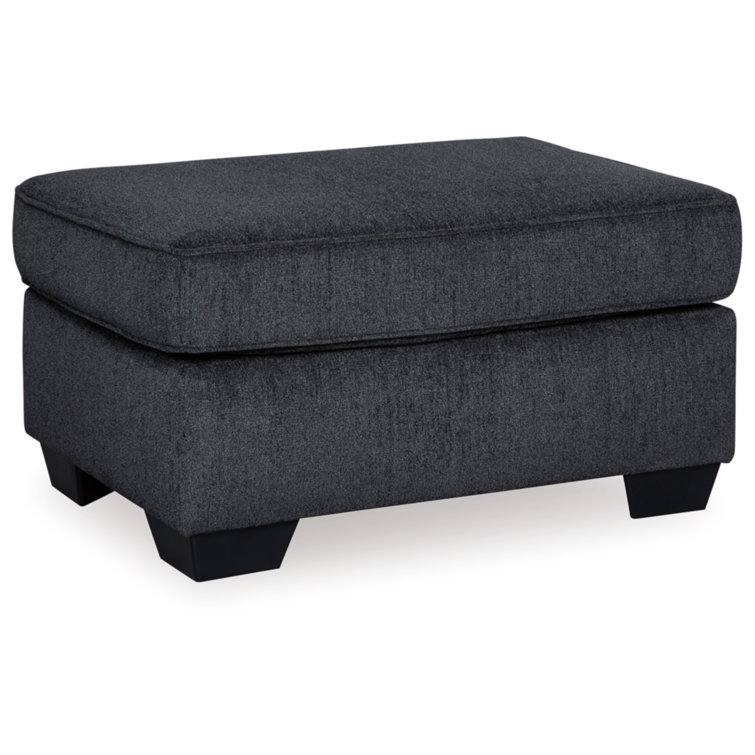 Contemporary Slate Gray 38" Chenille Upholstered Armchair
