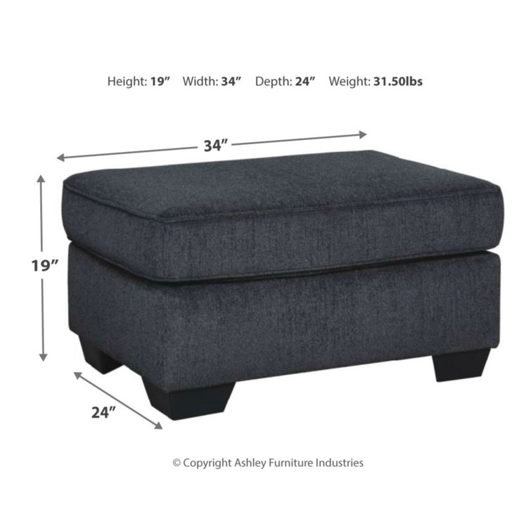 Contemporary Slate Gray 38" Chenille Upholstered Armchair