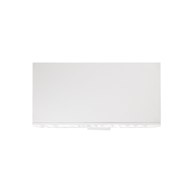 White Textured Resin and Stainless Steel 3-Drawer Nightstand