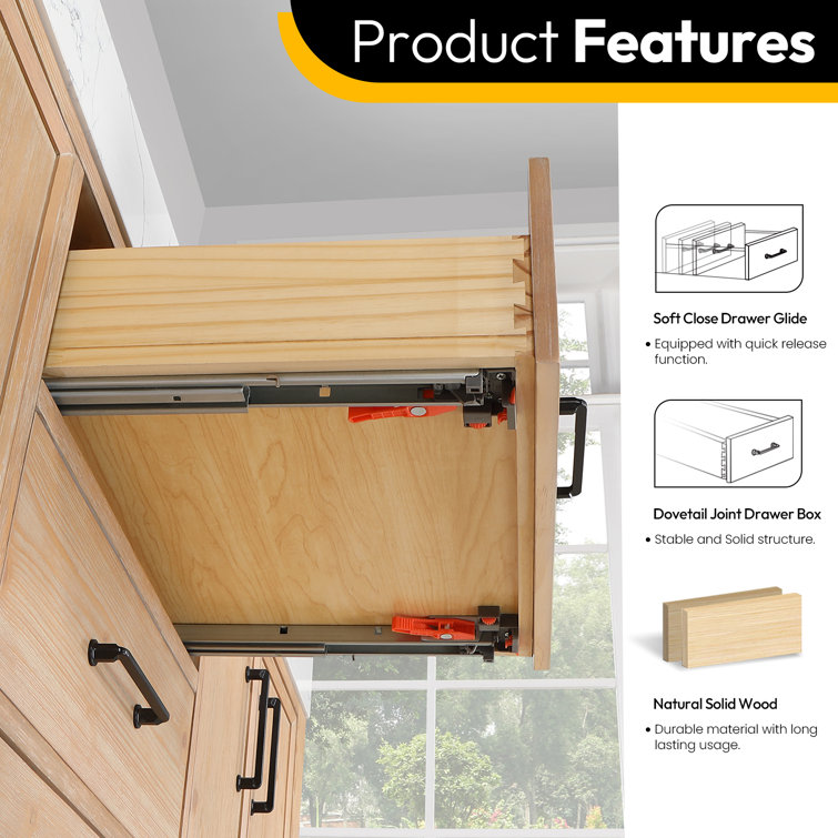 Leon 72" Fir Wood Brown Double Vanity with White Composite Top and Mirrors