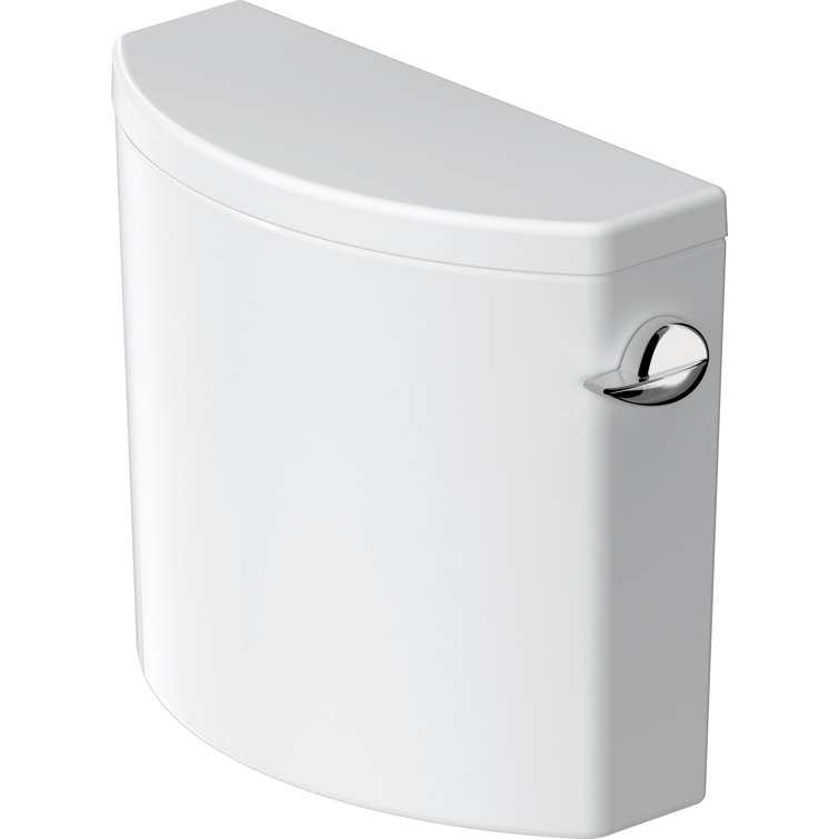 Duravit White Ceramic Toilet Tank with Right Hand Lever
